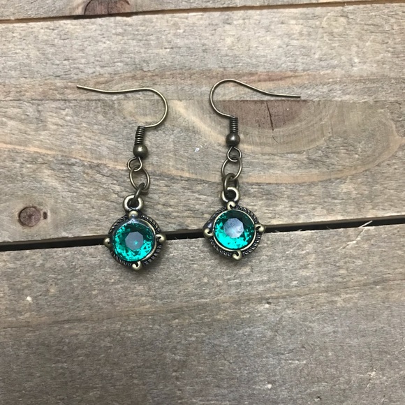 handmade Jewelry - 3 for $25 Handmade Green & Bronze Earrings